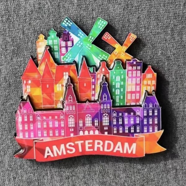 dutch windmill refrigerator magnet wholesale wooden netherlands amsterdam