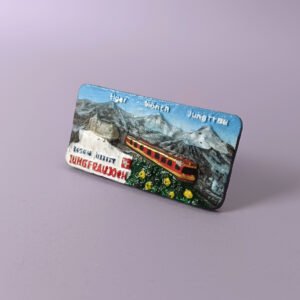 swiss fridge magnet l56 swiss alps jungfrau city tourist souvenirs manufacturer wholesale