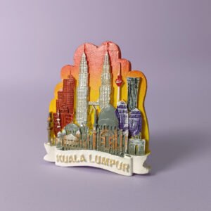 asian city fridge magnet factory wholesale l97 malaysia petronas twin towers