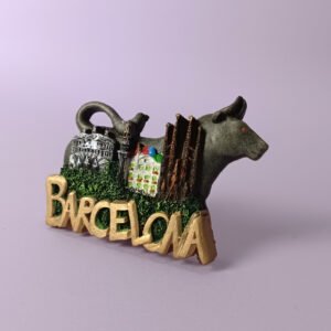 l155 spain barcelona bullfighting spain resin fridge magnet manufacturer wholesale