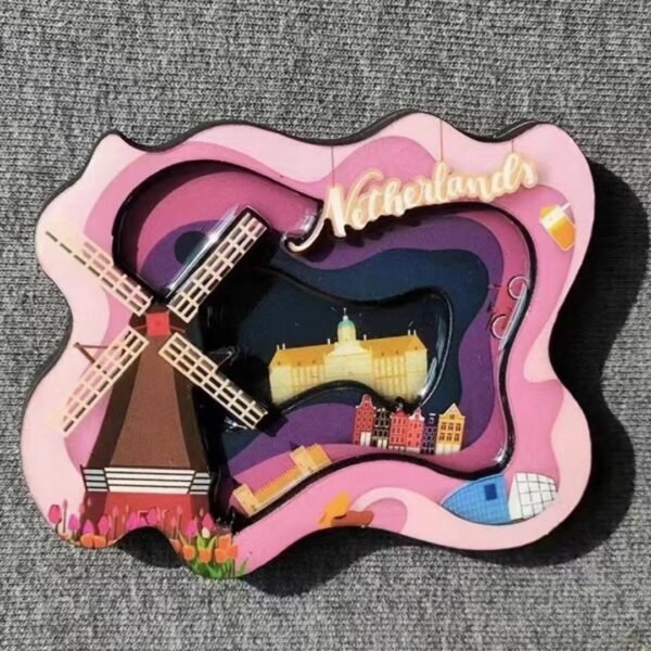 dutch windmill refrigerator magnet wholesale wooden dutch