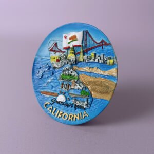 resin magnetic fridge magnets wholesale l282 california usa