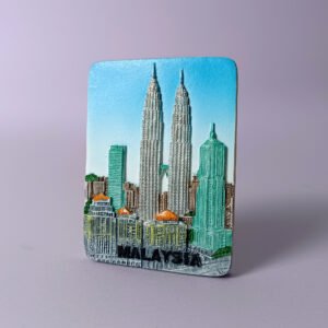 asian city fridge magnet factory wholesale w28 malaysia petronas twin towers