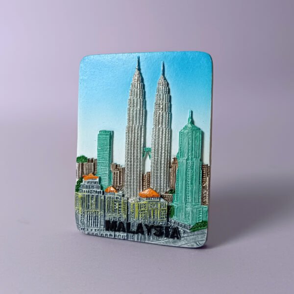 asian city fridge magnet factory wholesale w28 malaysia petronas twin towers
