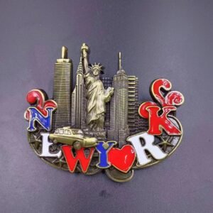 metal fridge magnets tourist souvenirs wholesale new york, usa