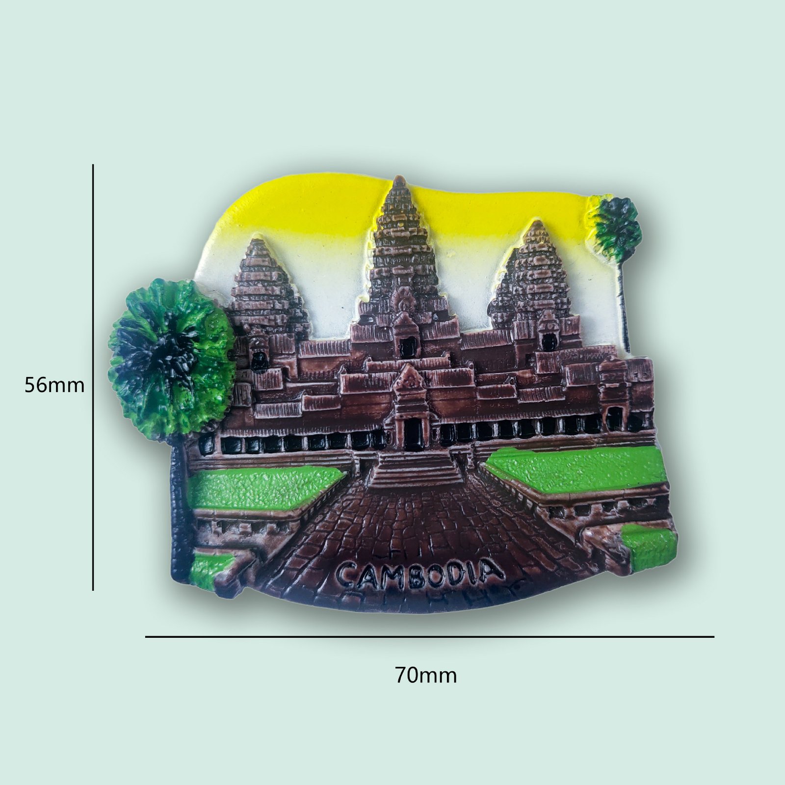 asian countries cambodia fridge magnets tourist souvenirs resin magnetic manufacturers wholesale