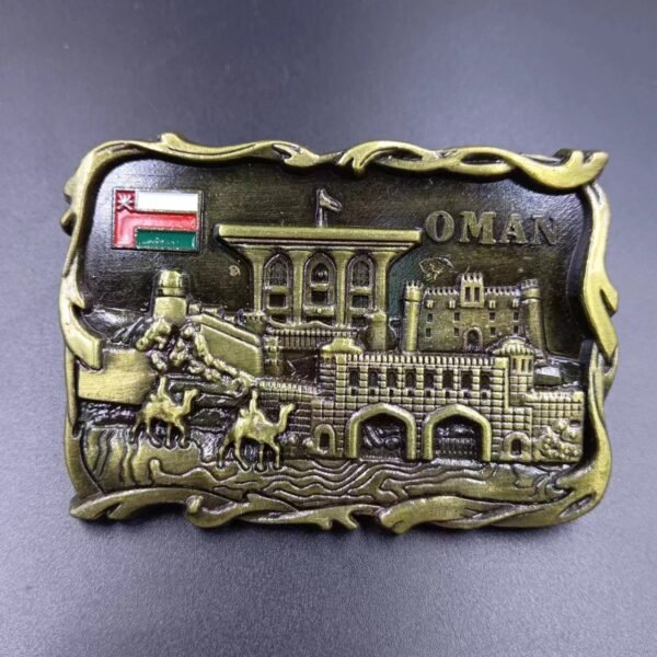 metal fridge magnets tourist souvenirs wholesale oman