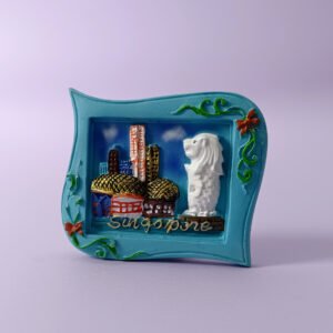 asian city fridge magnet factory wholesale f113_singapore