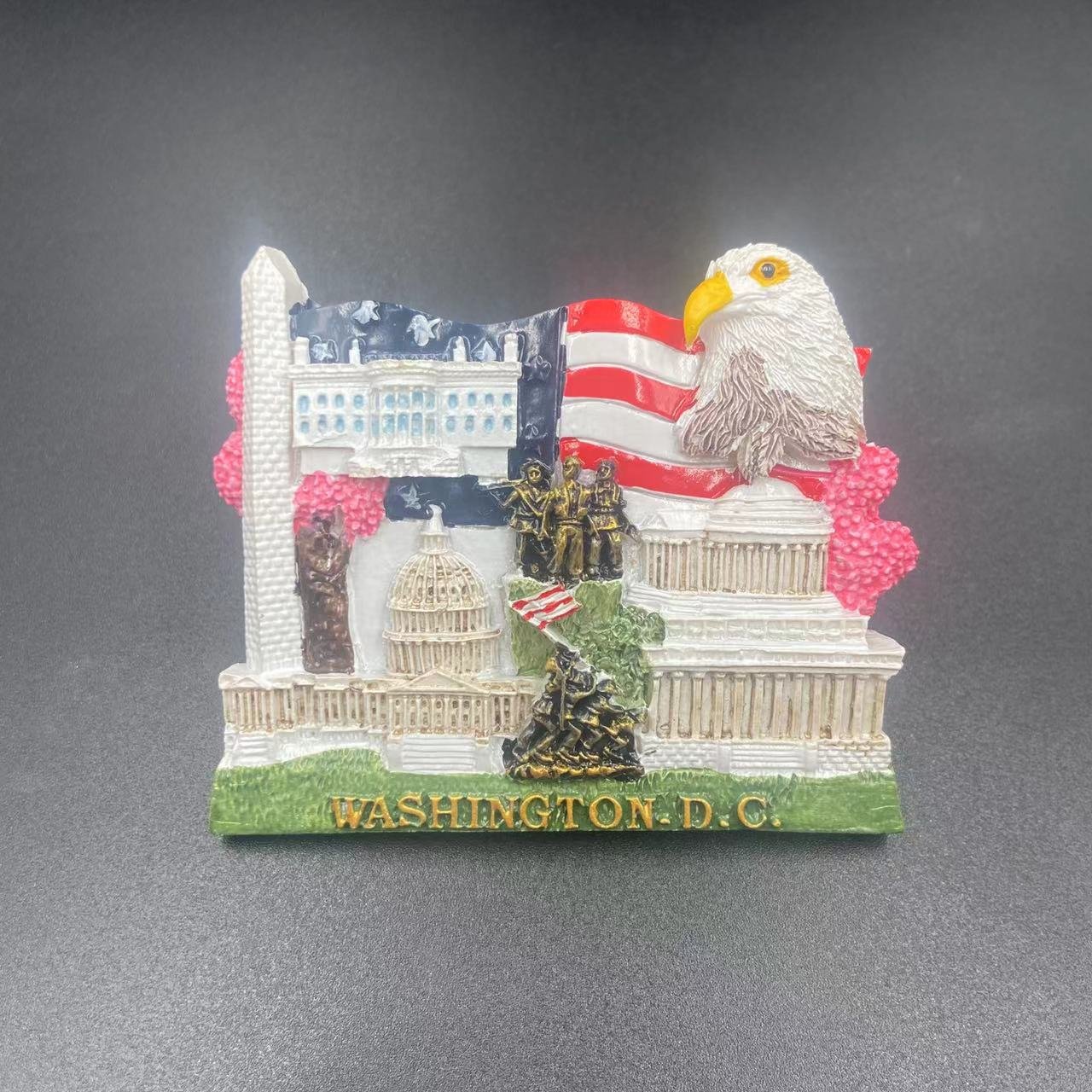landmark architecture of washington, the capital of the united states, tourist souvenir decoration crafts magnetic refrigerator magnet collection souvenir