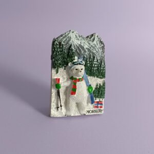 european fridge magnet wholesale l287 norwegian polar bear