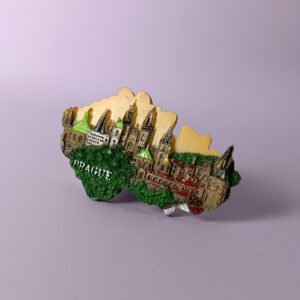 czechoslovakia city fridge magnet l170 czech prague panoramic map tourist souvenir wholesale manufacturer