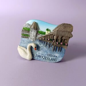 swiss fridge magnet m7 swiss swan lake city tourism souvenirs manufacturer wholesale