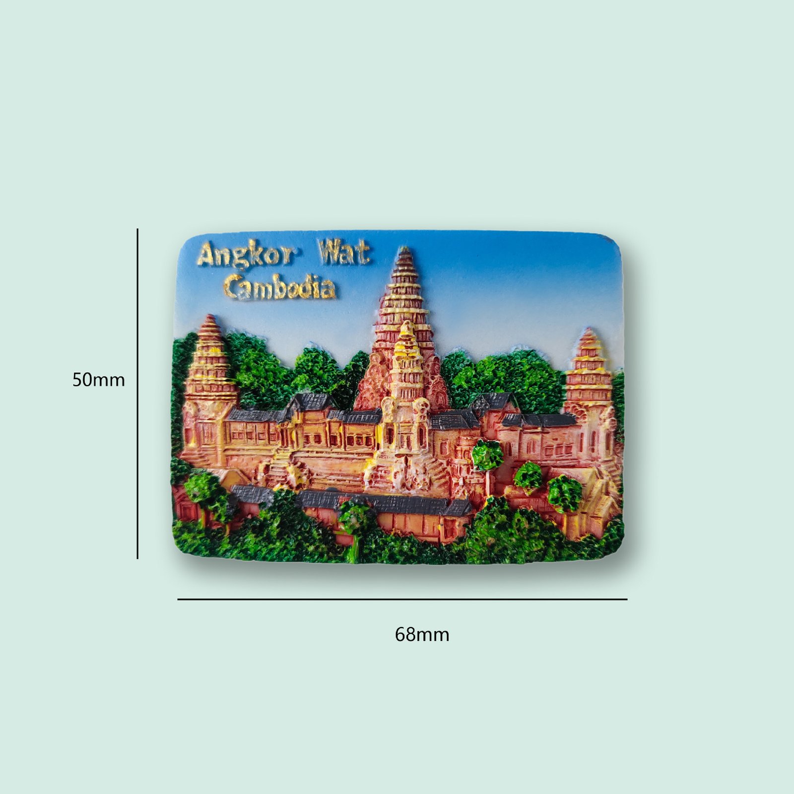 asian countries cambodia fridge magnets tourist souvenirs resin magnetic manufacturers wholesale