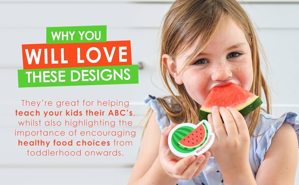 wholesale curious columbus toddler magnets – set of 52 fridge magnets for kids – includes 26 large foam food pieces and 26 abc alphabet letters for learning and play factory & supplier oem