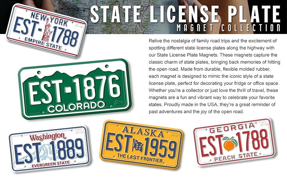 wholesale texas state license plate magnet by classic magnets, 1.9
