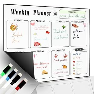 wholesale meal planner magnetic menu board for kitchen fridge planning board meal planner for fridge weekly meal planner dry erase calendar for fridge magnetic calendar fridge calendar magnet factory & supplier oem