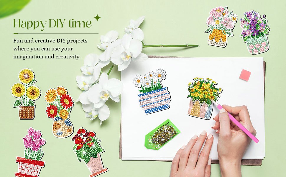 wholesale remuuly 30 pcs diamond painting magnets spring diamond art magnet kits for adults summer animal flower cupcake cow rhinestones refrigerator stickers for fridge diy crafts toy gifts(animal) factory & supplier oem