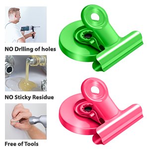 wholesale 8pack refrigerator magnets magnetic clips fridge magnets-scratch free heavy duty magnetic clips perfect for note list photo displays home school office use(colorful) factory & supplier oem