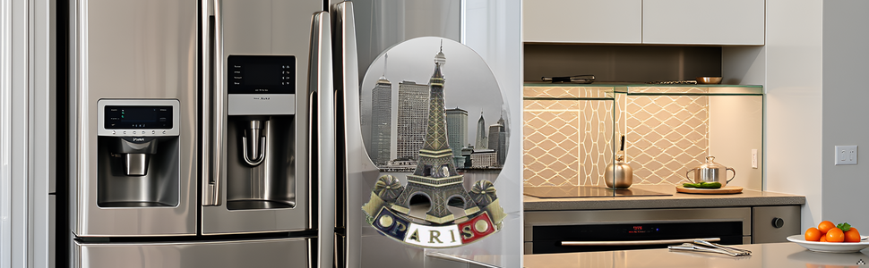 wholesale 3d metal fridge magnet eiffel tower paris france souvenir gift decor refrigerator magnets, refrigerator magnets, kitchen accessories factory & supplier oem