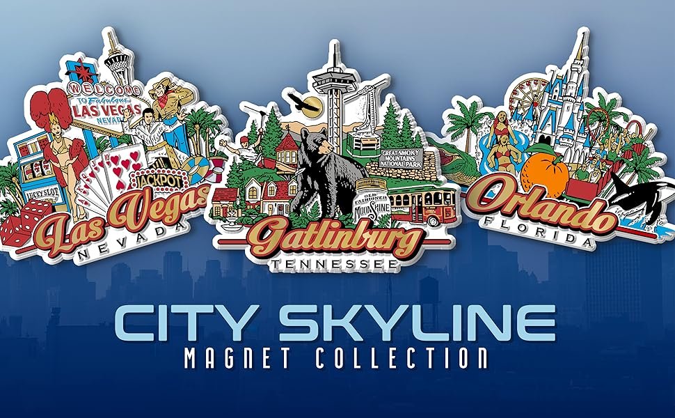 wholesale nashville city collage magnet by classic magnets, collectible souvenirs made in the usa, 4
