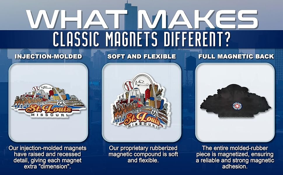 wholesale atlanta city magnet by classic magnets, collectible souvenirs made in the usa, 4.2