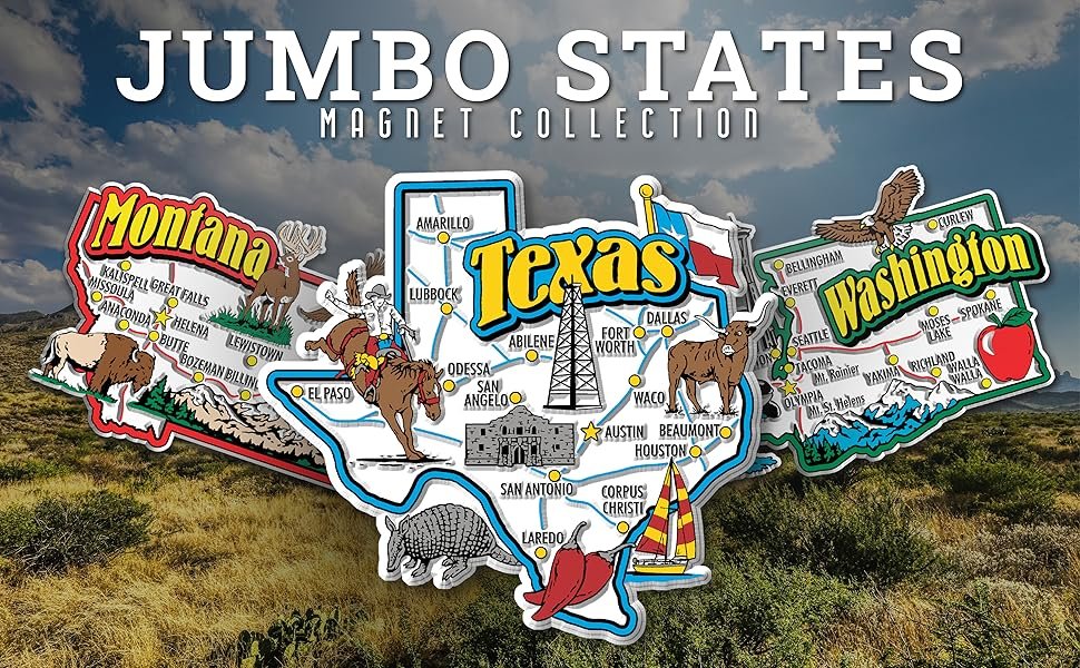 wholesale florida jumbo state magnet by classic magnets, 4