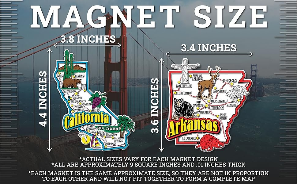 wholesale florida jumbo state magnet by classic magnets, 4