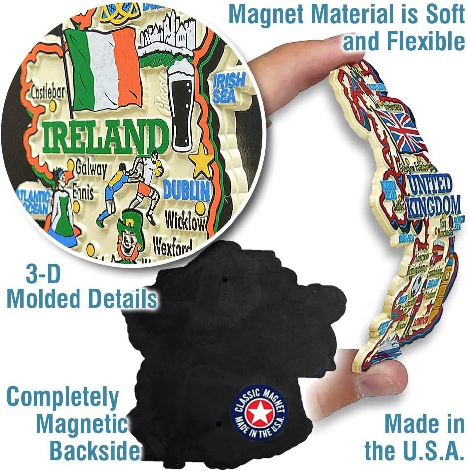 wholesale germany jumbo country map magnet by classic magnets, collectible souvenirs made in the usa factory & supplier oem