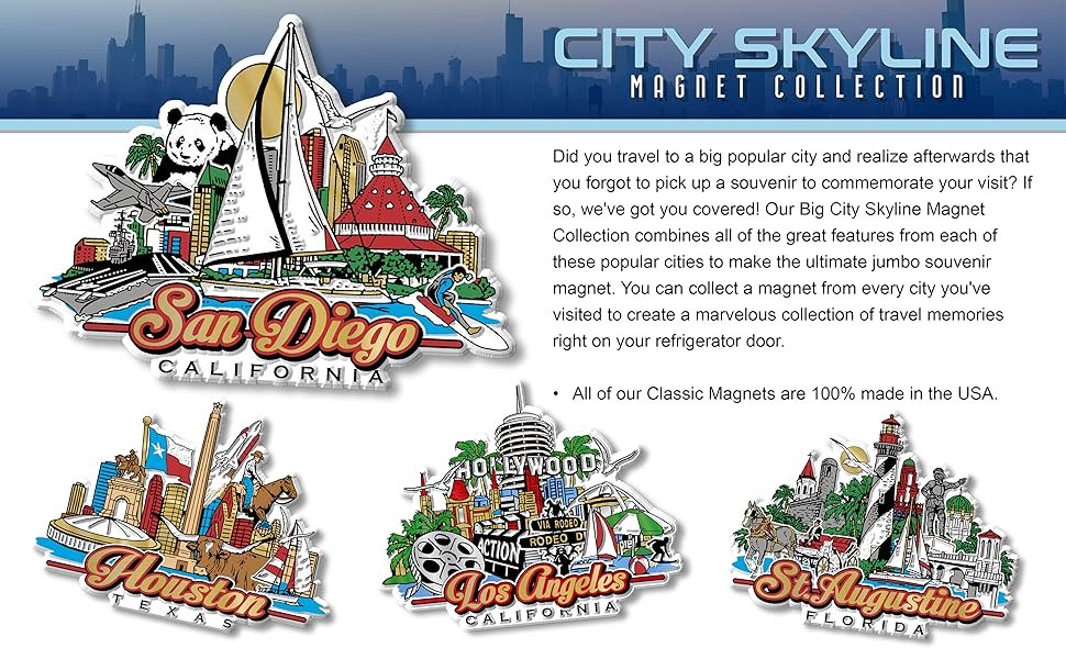 wholesale phoenix city magnet by classic magnets, collectible souvenirs made in the usa, 4.6