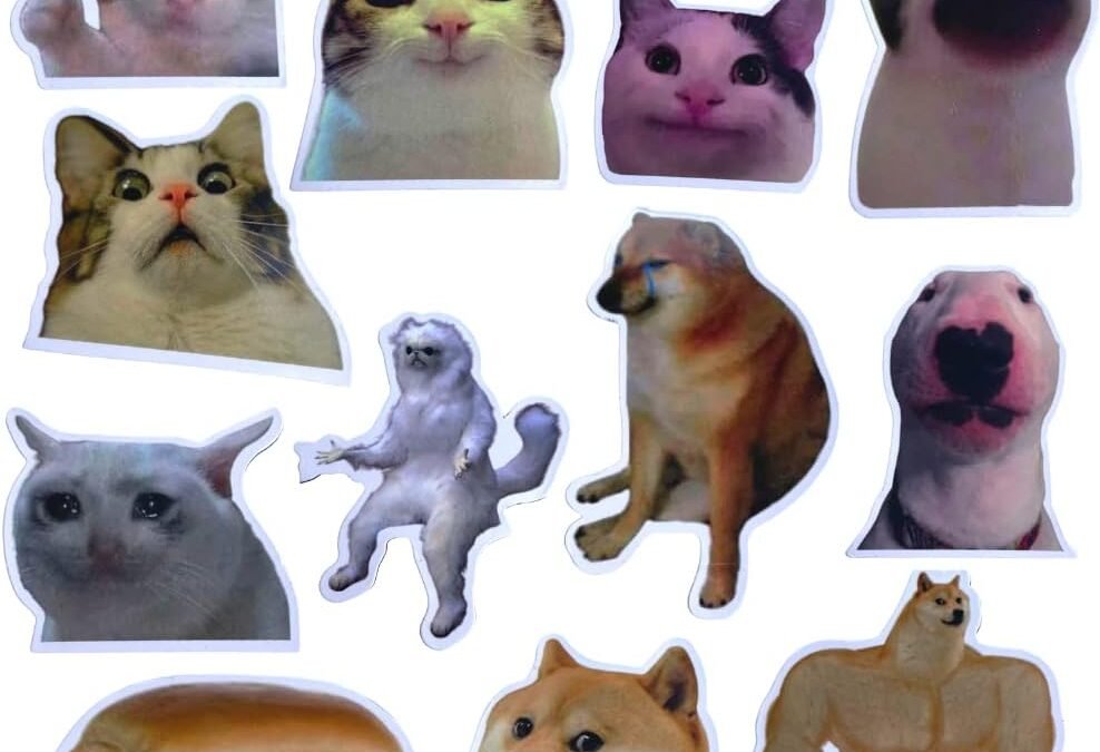 Wholesale Funny Magnets, Fun Cute Cool Meme Phrase Quote Word Magnet Set for Adults; Applicable on Fridge, Refrigerator & Car with Jesus I Saw That, it’s fine cat & Dog Gifts (B) Factory & Supplier OEM