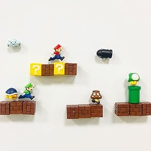 wholesale 21 pcs fun cute fridge magnets set ，3d refrigerator magnets set with plumber coin demon green tube magnets,calendar whiteboard magnets,christmas magnets，perfect for ornaments decoration collectionism factory & supplier oem