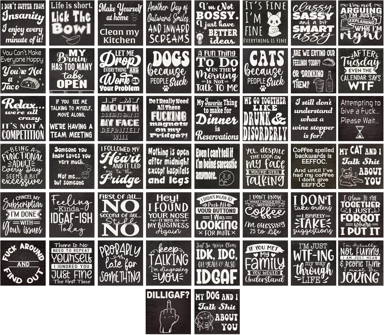 wholesale jennygems my brain has too many tabs open funny refrigerator magnets, office decor humor, 3 x 3 inches, fridge magnets, made in usa factory & supplier oem