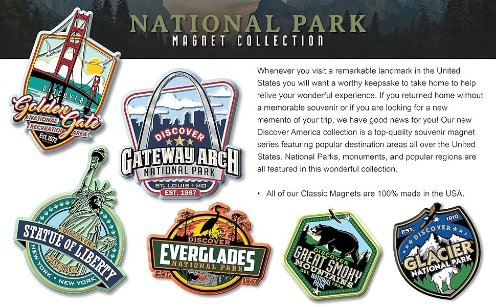 wholesale great smoky mountains national park entrance sign magnet by classic magnets, 4.1