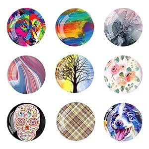 wholesale 12pcs glass strong magnetic refrigerator magnet fridge sticker,marble crystal fridge magnets decoration for crafts,fridge magnets for kitchen, office whiteboard, cabinet and dishwasher factory & supplier oem
