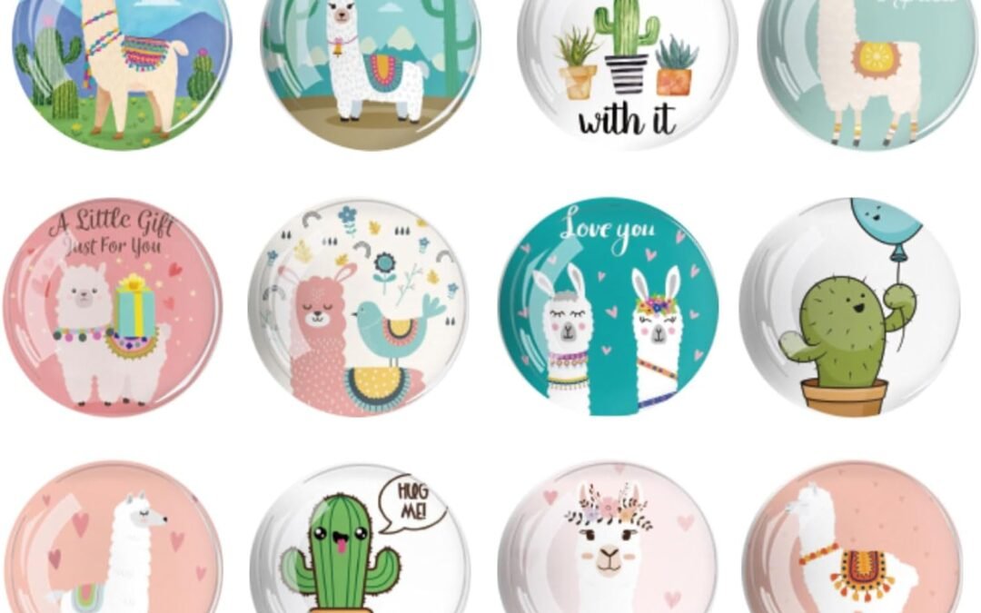 Wholesale Strong Glass Refrigerator Stickers,12Pcs Magnets for Fridge,Funny Fridge Magnet Shape,Cute Small Tiny Magnet for Kitchen Whiteboard Door Decorative (Llama Refrigerator Stickers) Factory & Supplier OEM