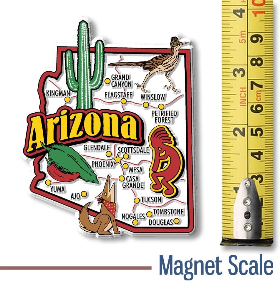wholesale arizona jumbo state magnet by classic magnets, 3.2