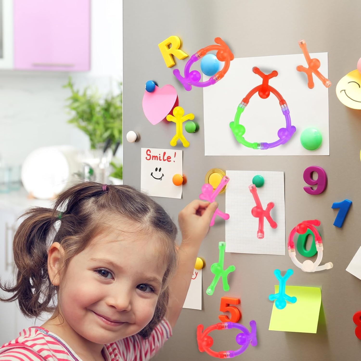 wholesale 12pcs magnetic toys, magnet men for travel toys, fridge magnets funny, cute magnets for kids and adults, magnetic people colorful mini toys for refrigerator, whiteboard, desk decoration factory & supplier oem