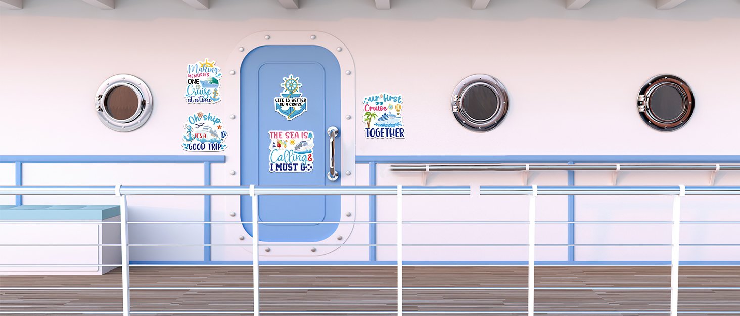 wholesale alaska cruise door decorations - 24 pcs glacier cute animals magnets 2025 ship cabin magnetic stickers stateroom accessories essentials iced anchor magnet for party carnival fridge declas factory & supplier oem