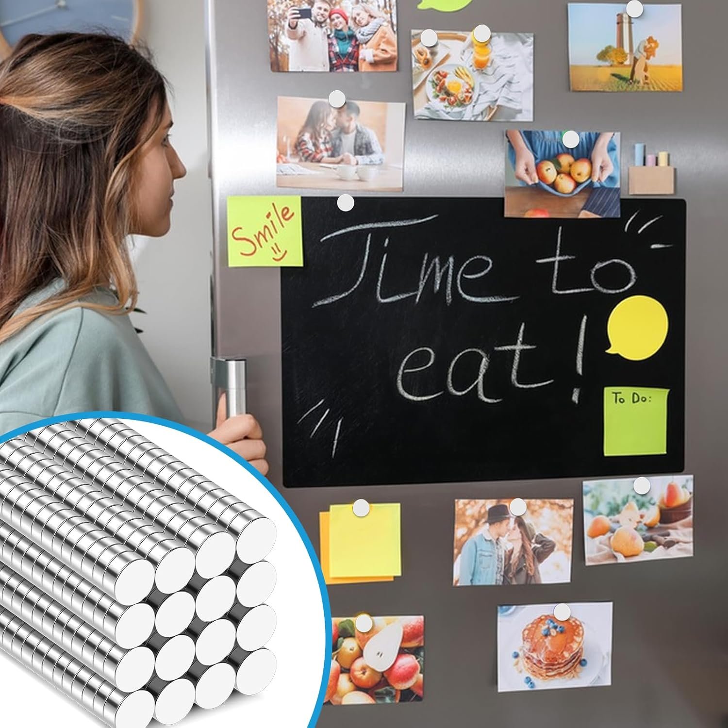 wholesale 400 pack small magnets, 5x3mm refrigerator magnet rare earth magnet neodymium magnets for crafts, whiteboard, kitchen cabinet factory & supplier oem