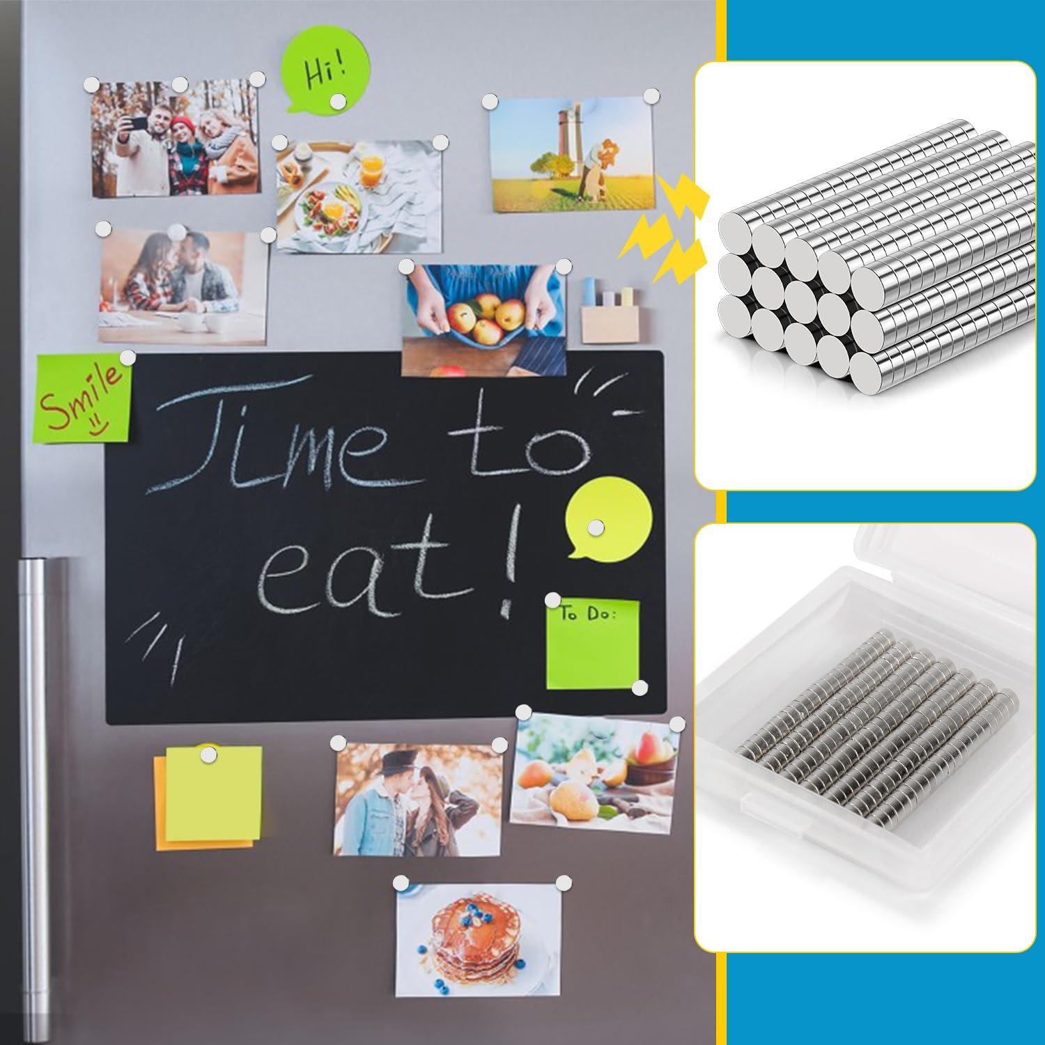 wholesale 900 pack small magnets, 4x2mm refrigerator magnet rare earth magnets neodymium magnet for crafts, whiteboard, kitchen cabinet factory & supplier oem
