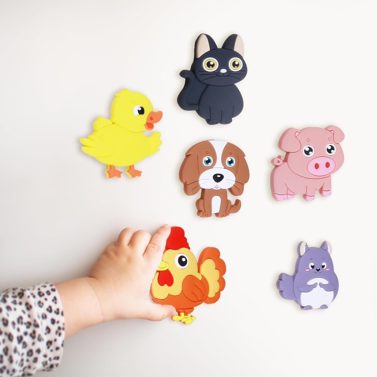 wholesale supineedo kids magnets for fridge, cute animals fridge magnet for toddlers 1 baby educational refrigerator magnets children gift, full back toddler magnets factory & supplier oem