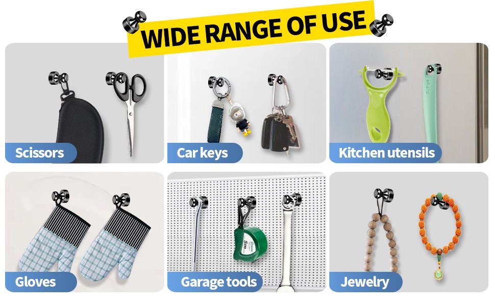 wholesale 24pack black fridge magnet refrigerator magnets strong magnets for whiteboard lockers fridge office classroom kitchen home adults factory & supplier oem
