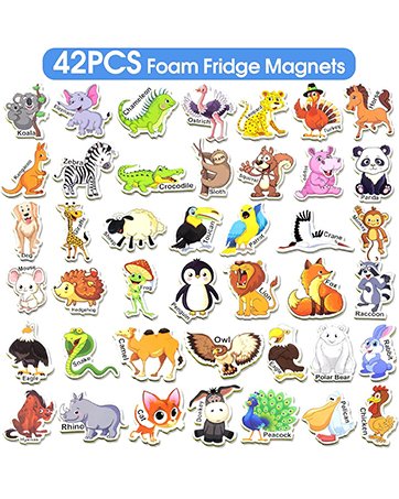 wholesale 42pcs foam fridge magnets for toddlers, large toddler animal magnets toys, fridge magnets for kids, refrigerator magnets for kids, magnets for kids on fridge, baby toddler magnets for refrigerator factory & supplier oem