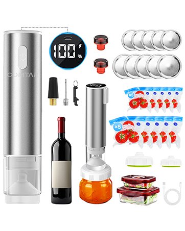 wholesale mini bag sealer, 2025 2-in-1 usb-c rechargeable snack bag sealer 3pcs magnetic food sealer with cutter bag resealer machine handheld heat sealer for plastic snack bags freshness factory & supplier oem