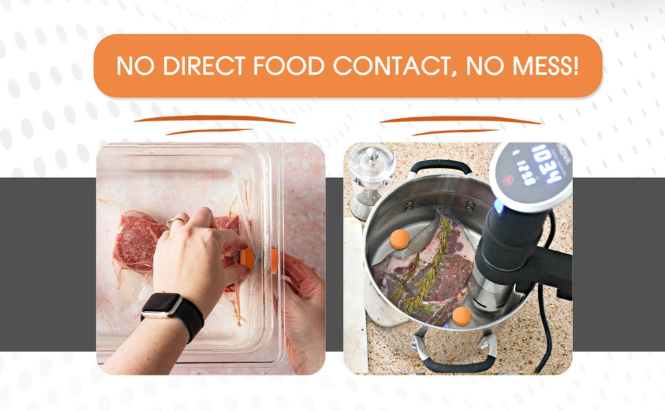 wholesale sous vide weight magnets by aks co - 10-pack silicone-coated, food-safe magnets for immersing food bags & preventing floating/undercooking - includes kitchen tongs factory & supplier oem