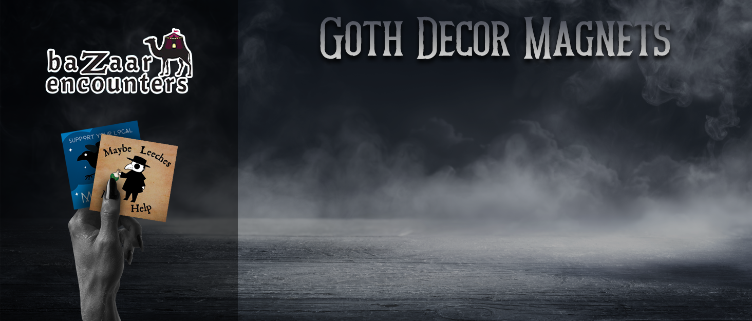 wholesale support your local murder raven magnet – gothic aesthetic kitchen accessory, quirky home & office decor, for gothic enthusiasts factory & supplier oem