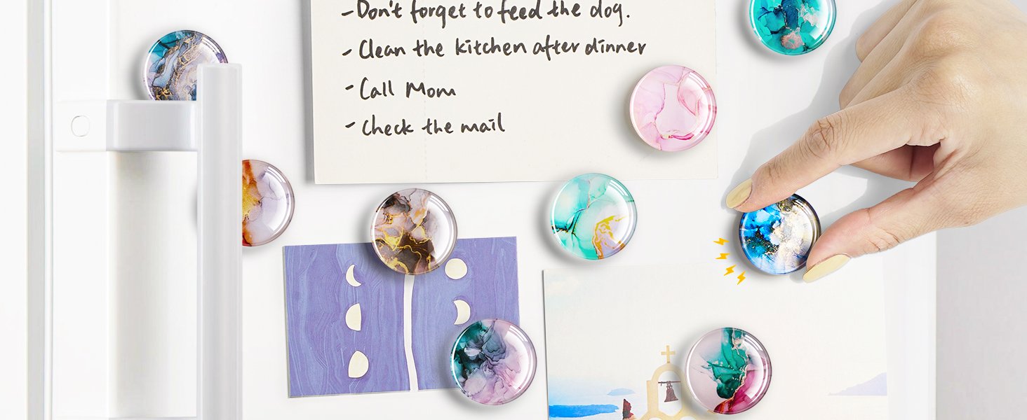 wholesale findmag 12 pcs cute fridge magnet sticker, glass refrigerator magnets, strong magnets for whiteboard, classroom, kitchen, office, home, cabinet, and photos factory & supplier oem