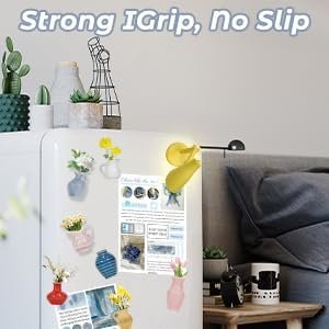 wholesale mini ceramic vase magnets for fridge, magnetic mini table lamp, funny small plant magnets,funny 3d plant vase for refrigerator decoration in kitchen, locker, or office(8 pack+1) factory & supplier oem