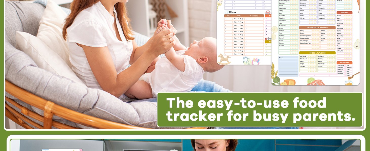 wholesale baby's first foods tracker fridge magnet, foods before 1 checklist magnet, reusable daily food log, baby food chart for new parents,nanny, babysitter 13.8 x 10.2inches factory & supplier oem