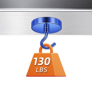 wholesale strong magnetic hooks, blue magnet hooks heavy duty for cruise cabins, cruise ship essentials, 130lbs fridge magnets for door decorations, camper accessories, classroom essentials, food truck factory & supplier oem
